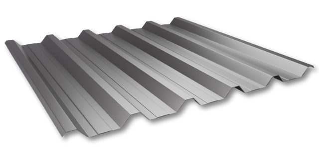 Telha metálica trapezoidal em galvalume